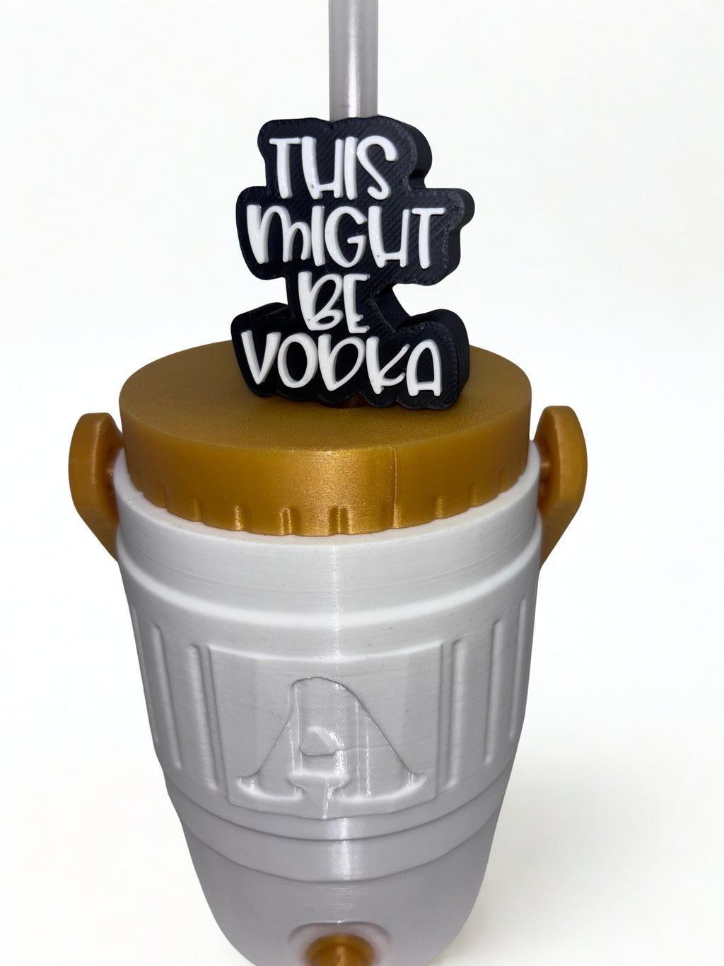This Might Be Vodka" Straw Topper