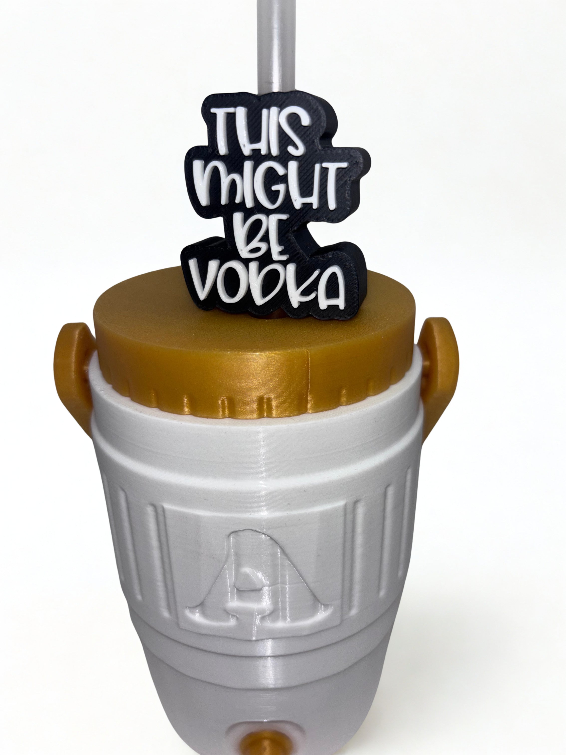 This Might Be Vodka" Straw Topper