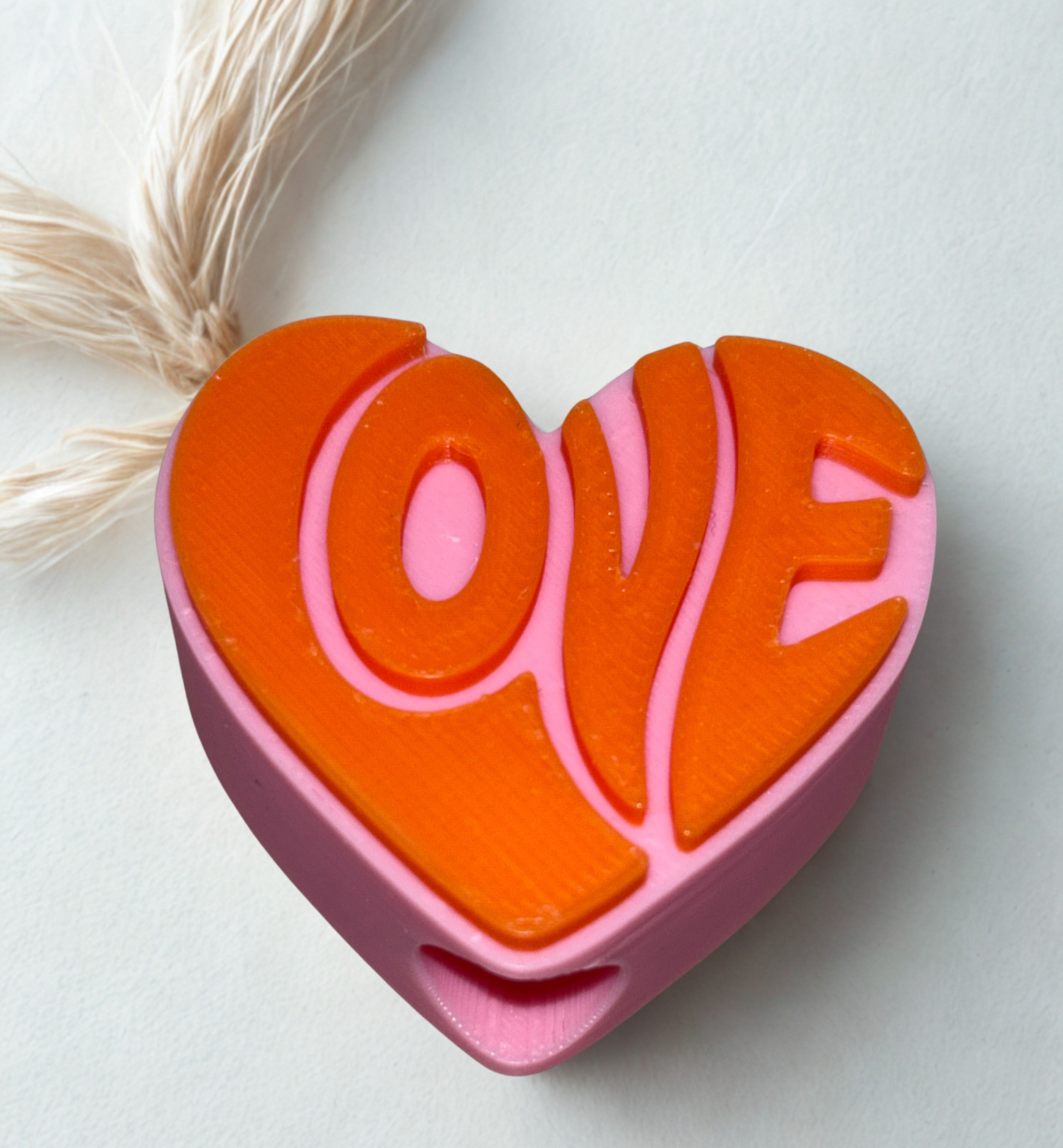 Love Heart Straw Topper