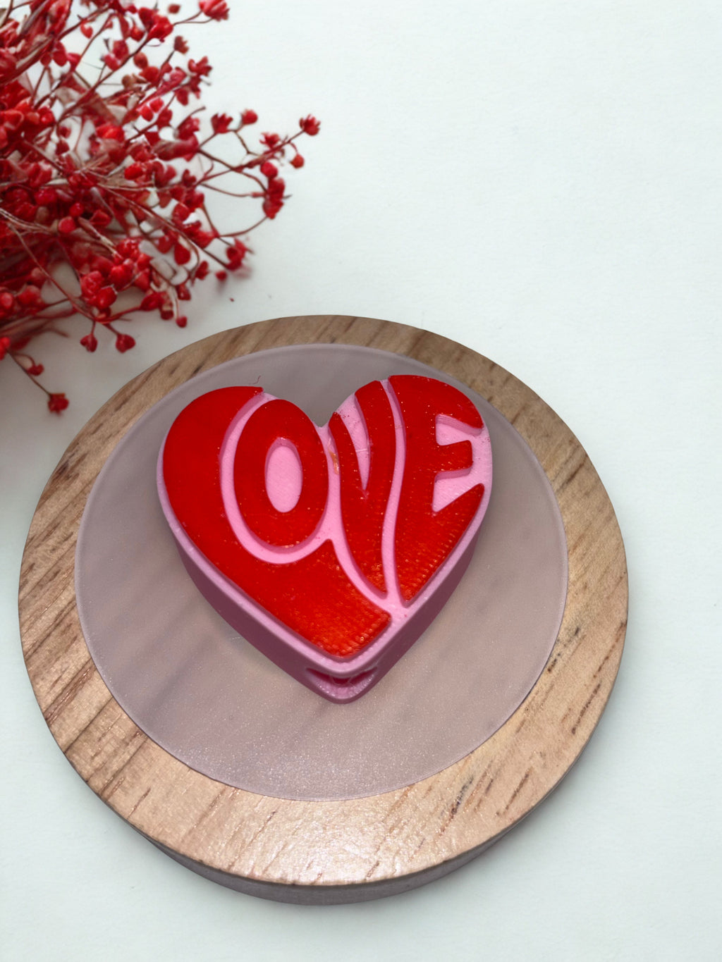 Love Heart Straw Topper
