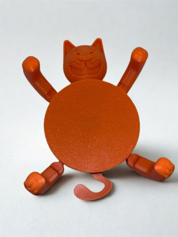 FlexiCat Coaster Companion – Articulated Cat Drink Coaster