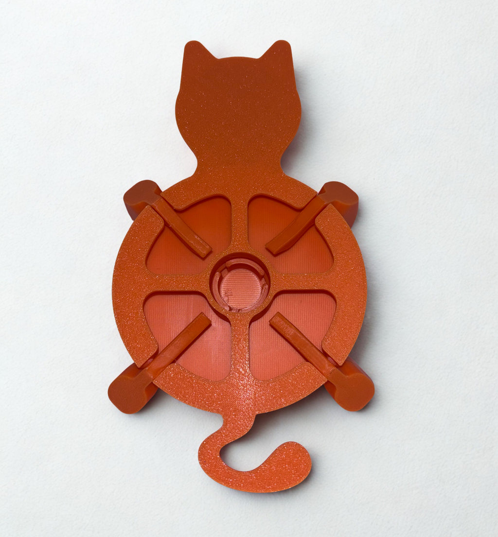 FlexiCat Coaster Companion – Articulated Cat Drink Coaster