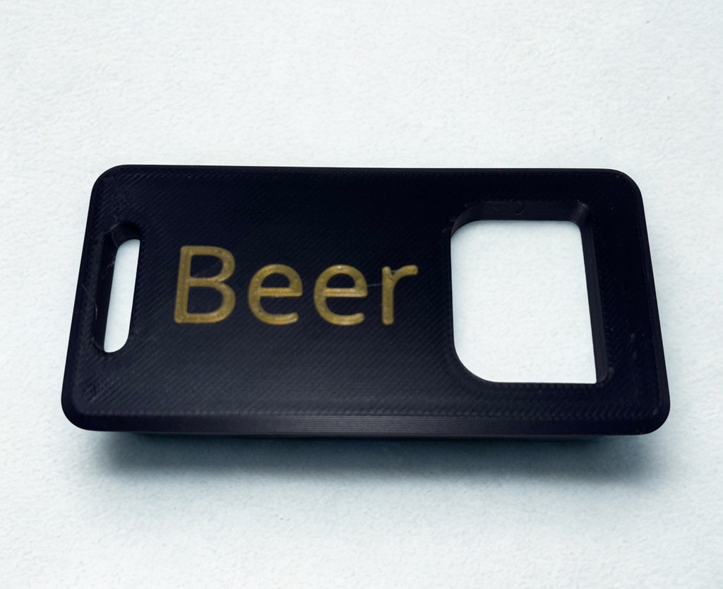 Personalized Beer Bottle Opener Keychain