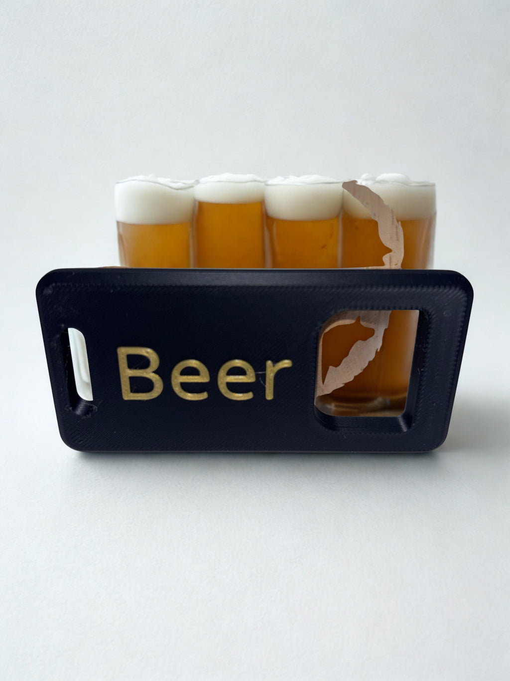 Personalized Beer Bottle Opener Keychain