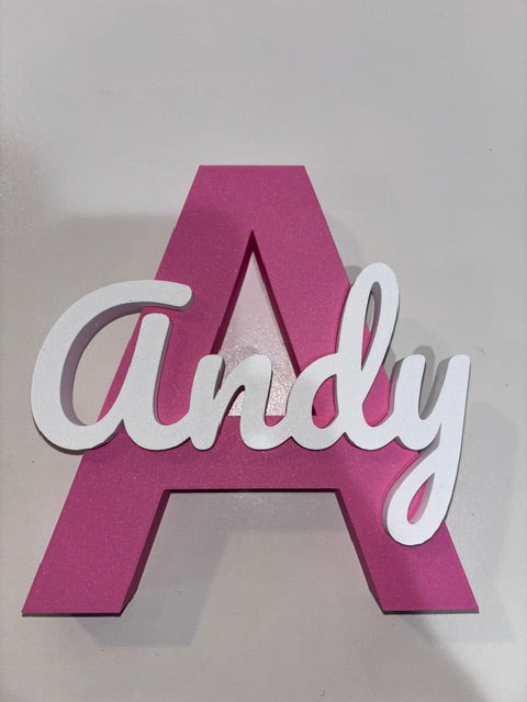 Personalized Initial & Name Sign