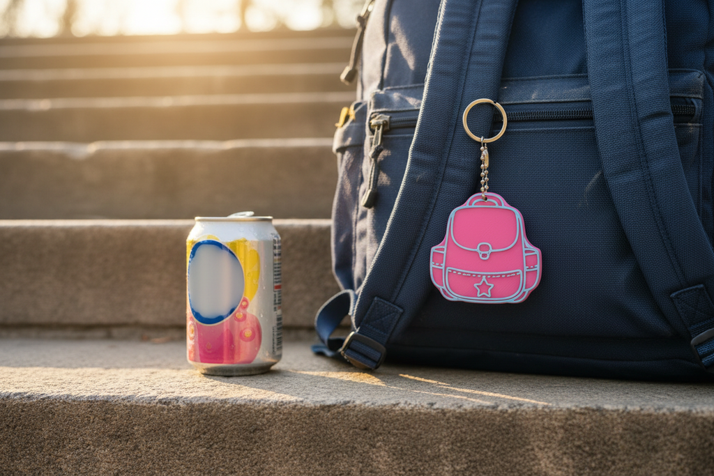 Backpack Buddy Soda Can Opener Keychain