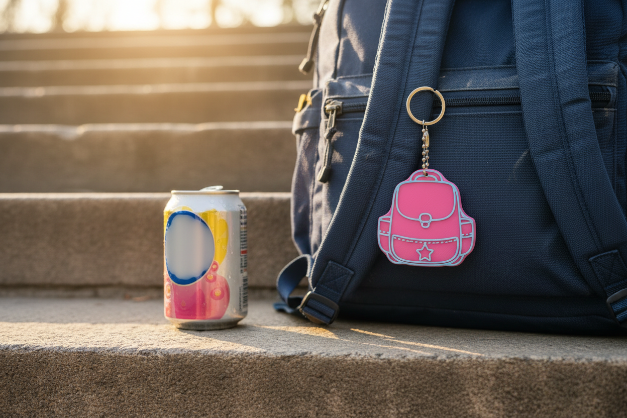 Backpack Buddy Soda Can Opener Keychain