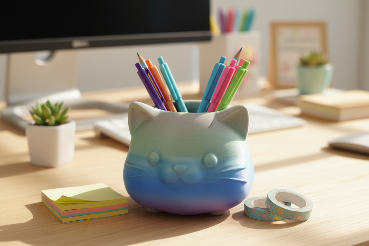 Kitty Cove Pen Holder