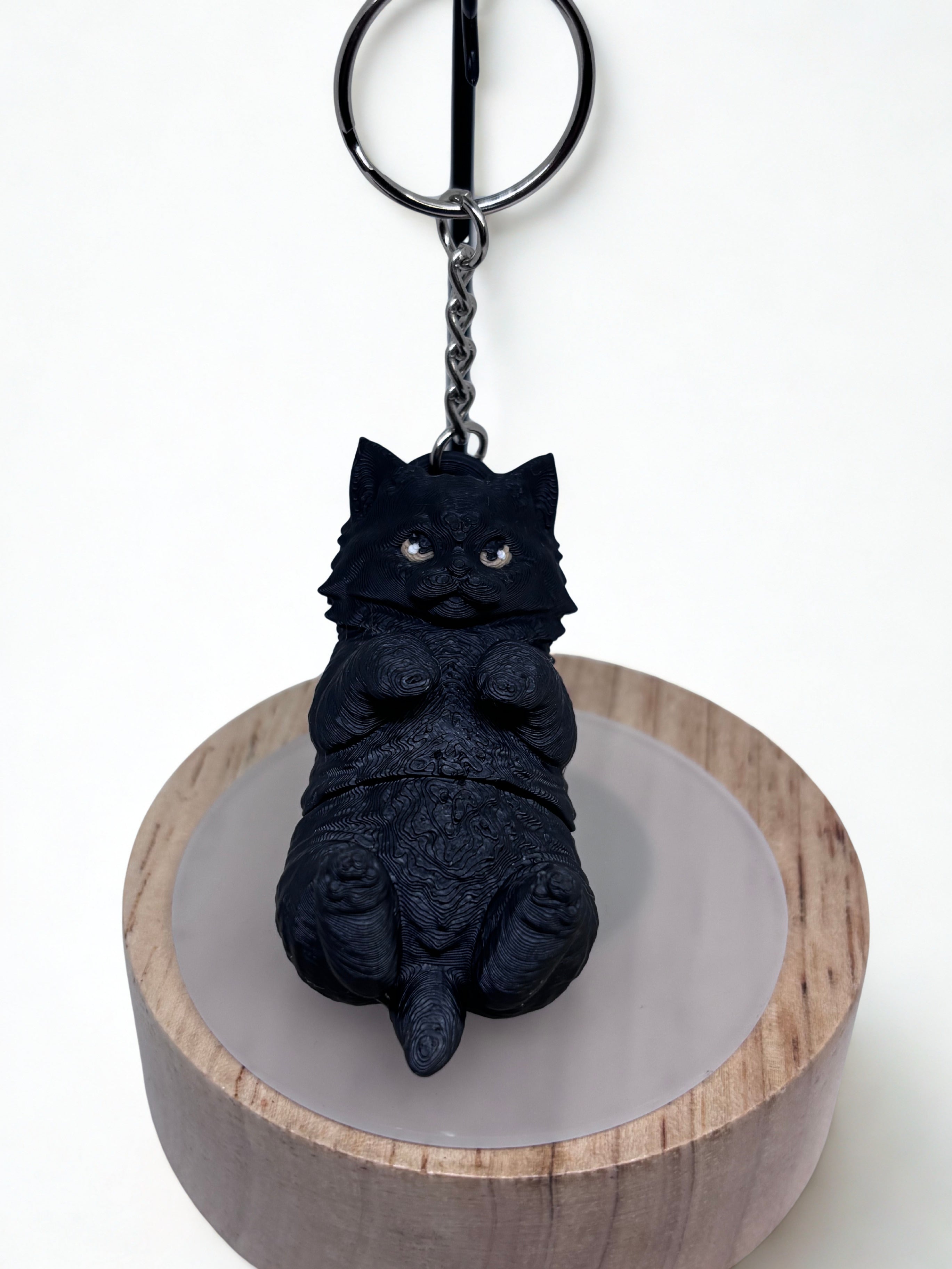 Wiggle Cat Keychain