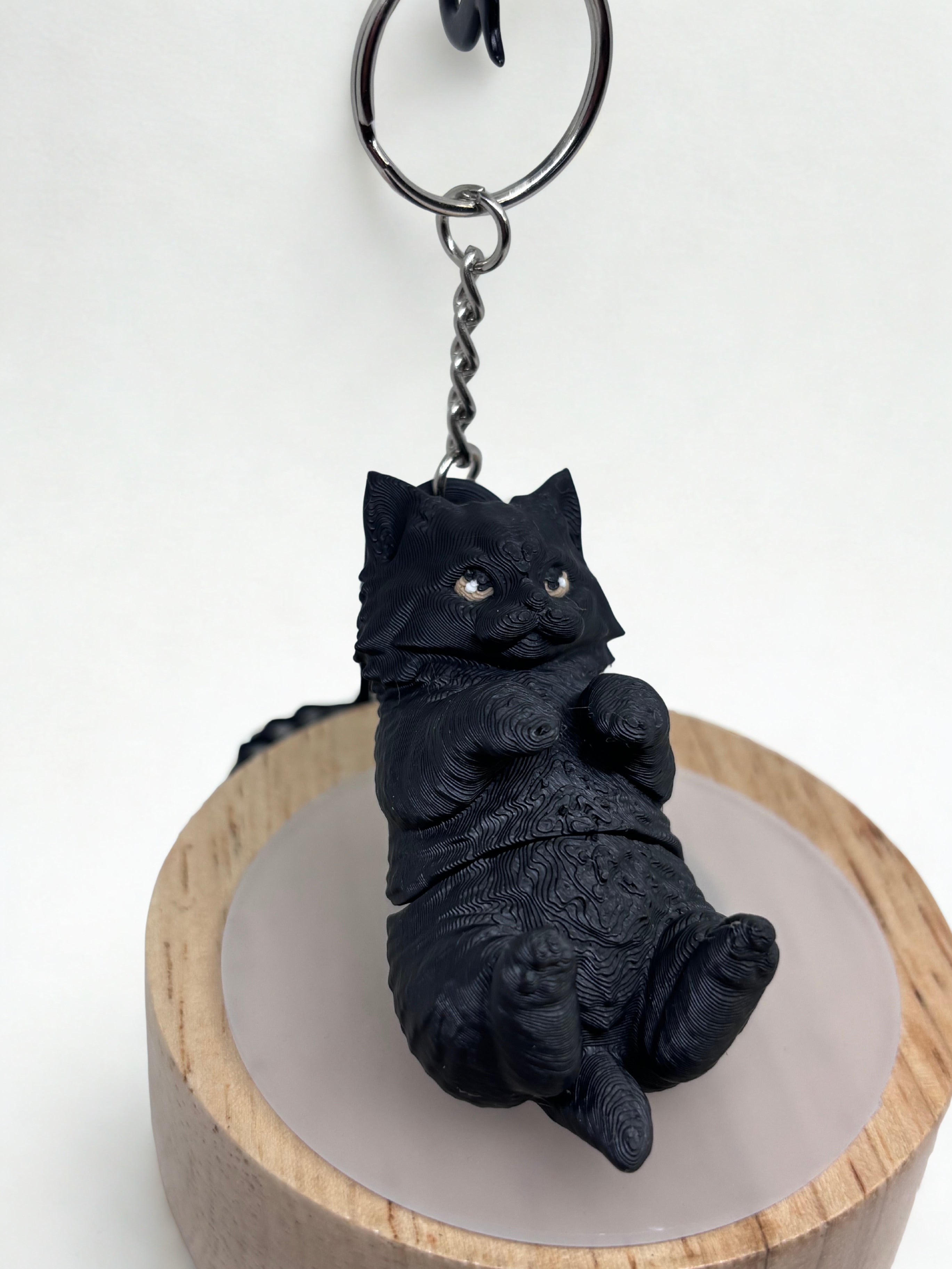Wiggle Cat Keychain