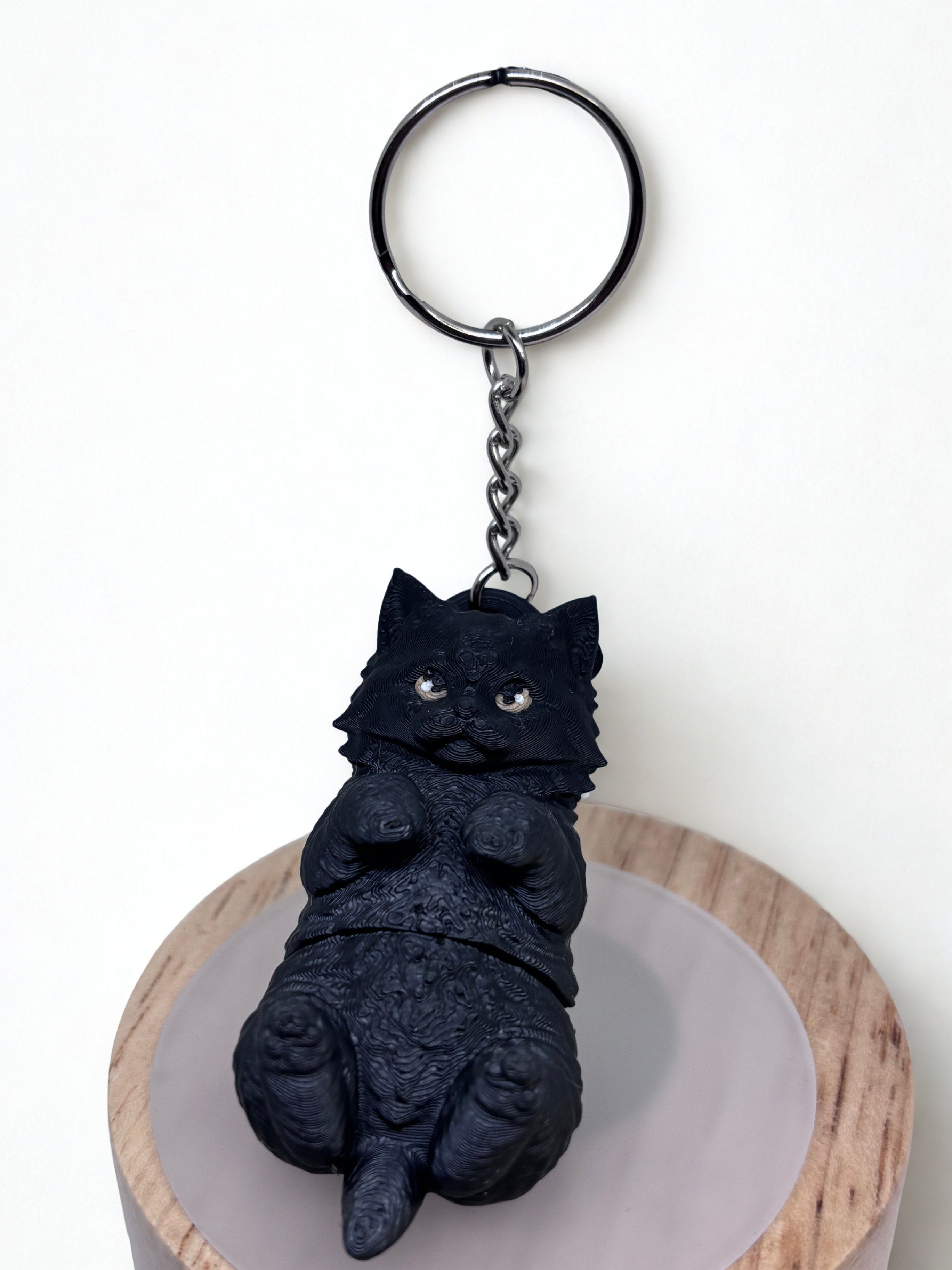 Wiggle Cat Keychain